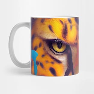 Cheetah  Animal Discovery Adventure Nature Planet Earth Paint Mug